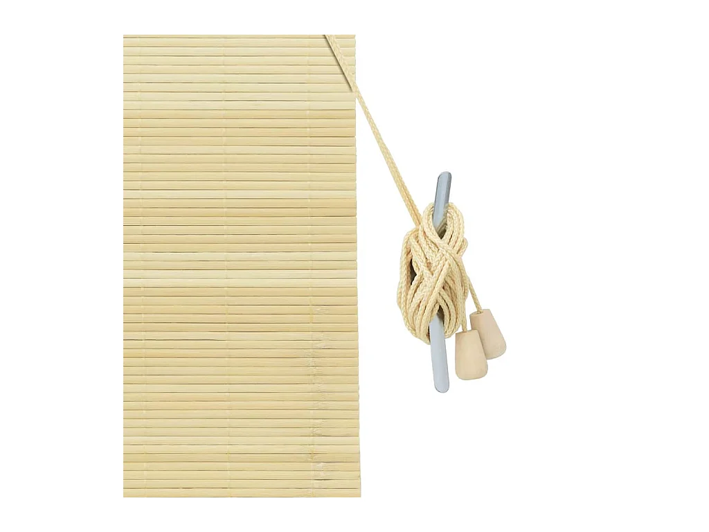 Stores et Occultants Naturel 90 x 160 cm Bambou