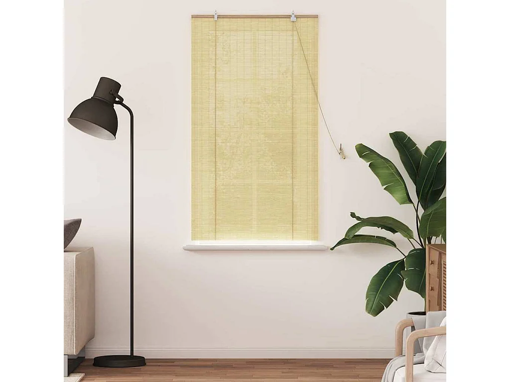 Stores et Occultants Naturel 90 x 160 cm Bambou