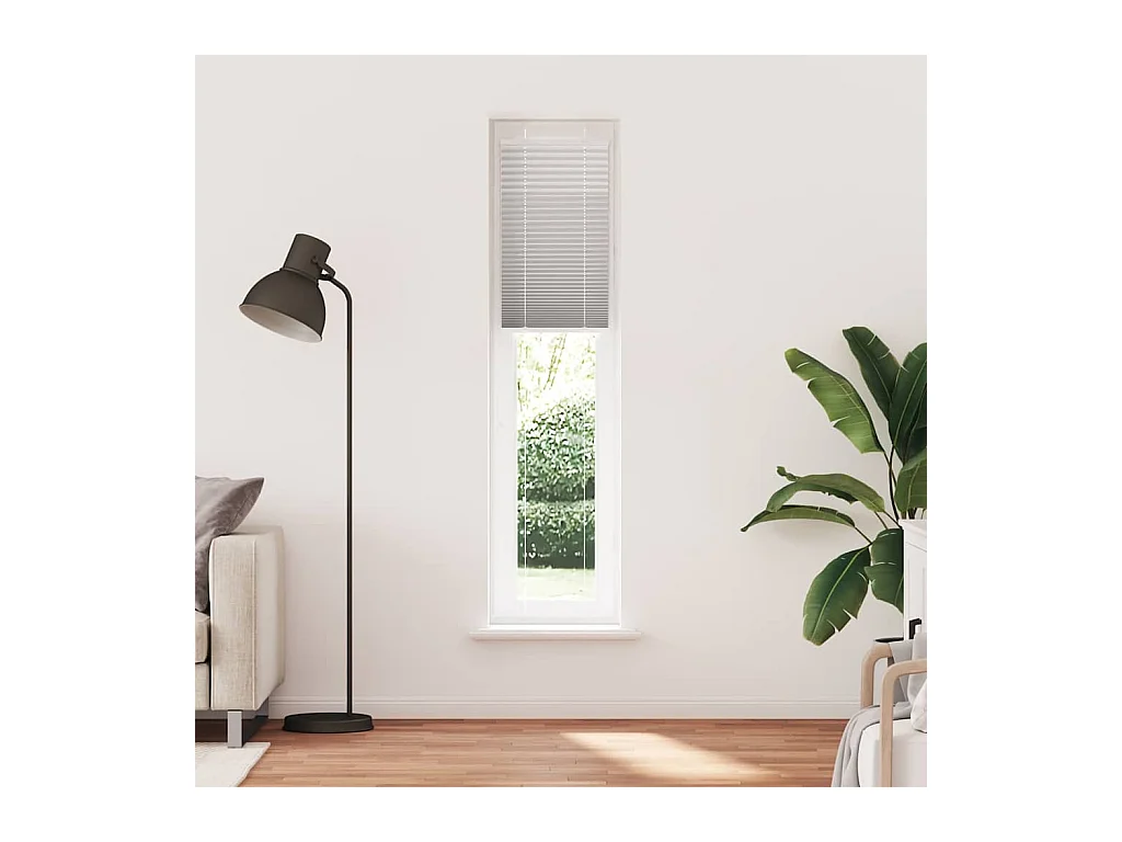 Store plissé gris clair 50x200 cm largeur du tissu 49,4 cm