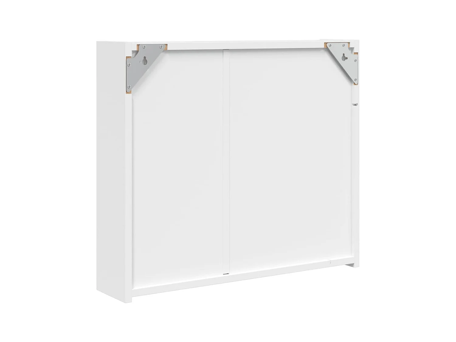 Mobiletto specchio da bagno con LED bianco 60x13x52 cm