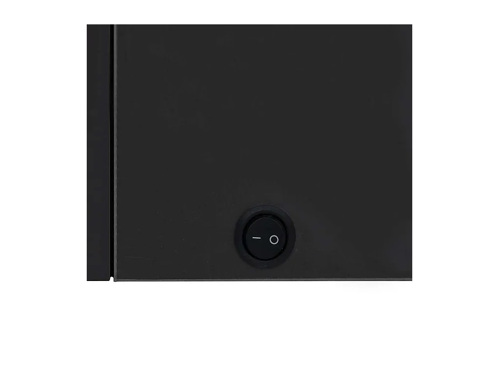 Mobiletto da bagno con specchio LED 80x12,2x68 cm