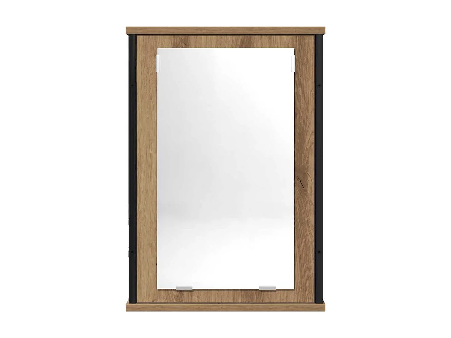 Armoire à miroir de salle de bain chêne artisanal 42x12x60 cm