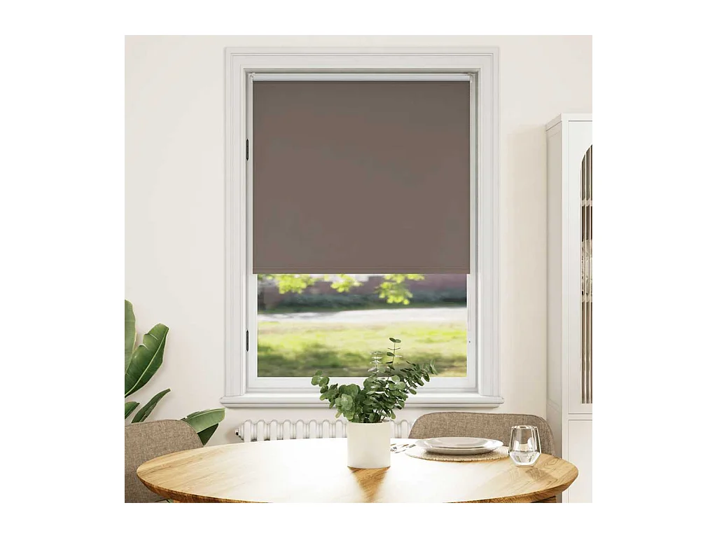 Tenda a rullo oscurante 80 x 175 cm marrone