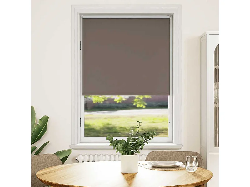 Store enrouleur occultant 80 x 175 cm marron