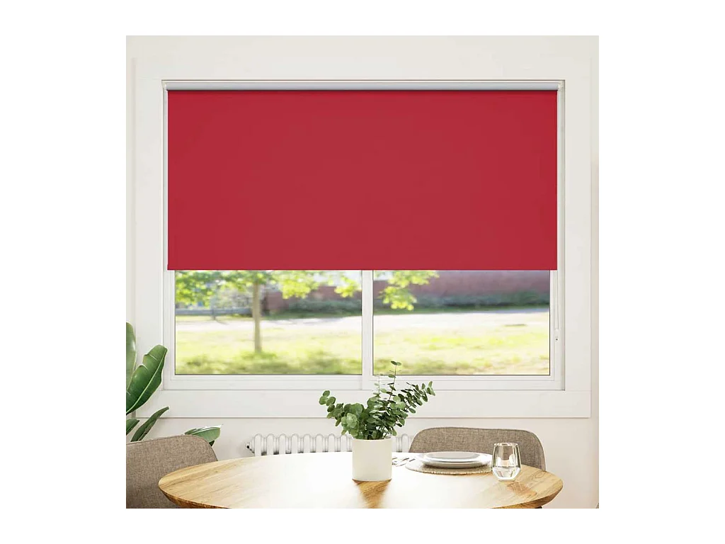 Tenda a rullo oscurante 160 x 175 cm rossa