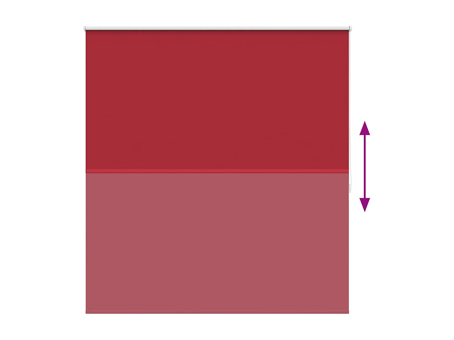 Store enrouleur occultant 160 x 175 cm rouge