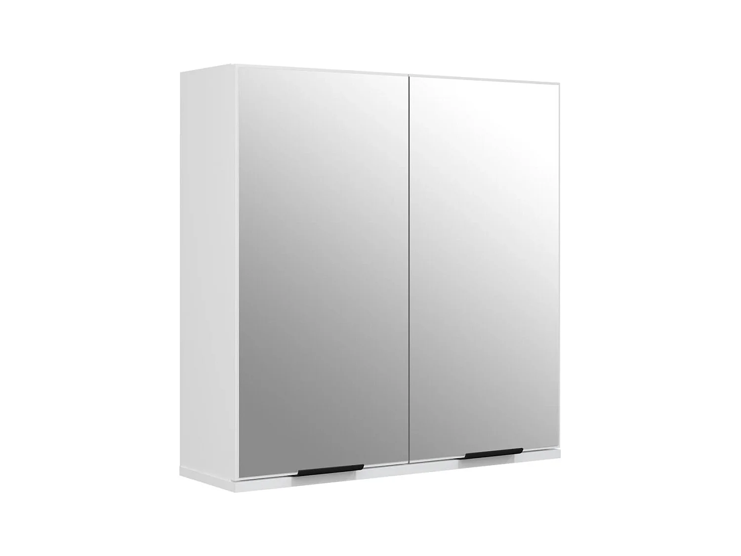 Mueble de baño con espejo Blanco 64x20x67 cm