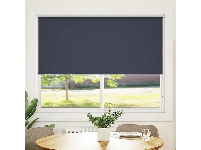 Verduisterend rolgordijn 160 x 175 cm blauw