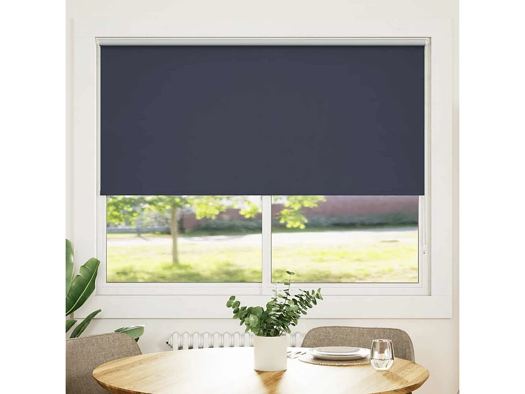 Estor enrollable opaco 160 x 175 cm azul