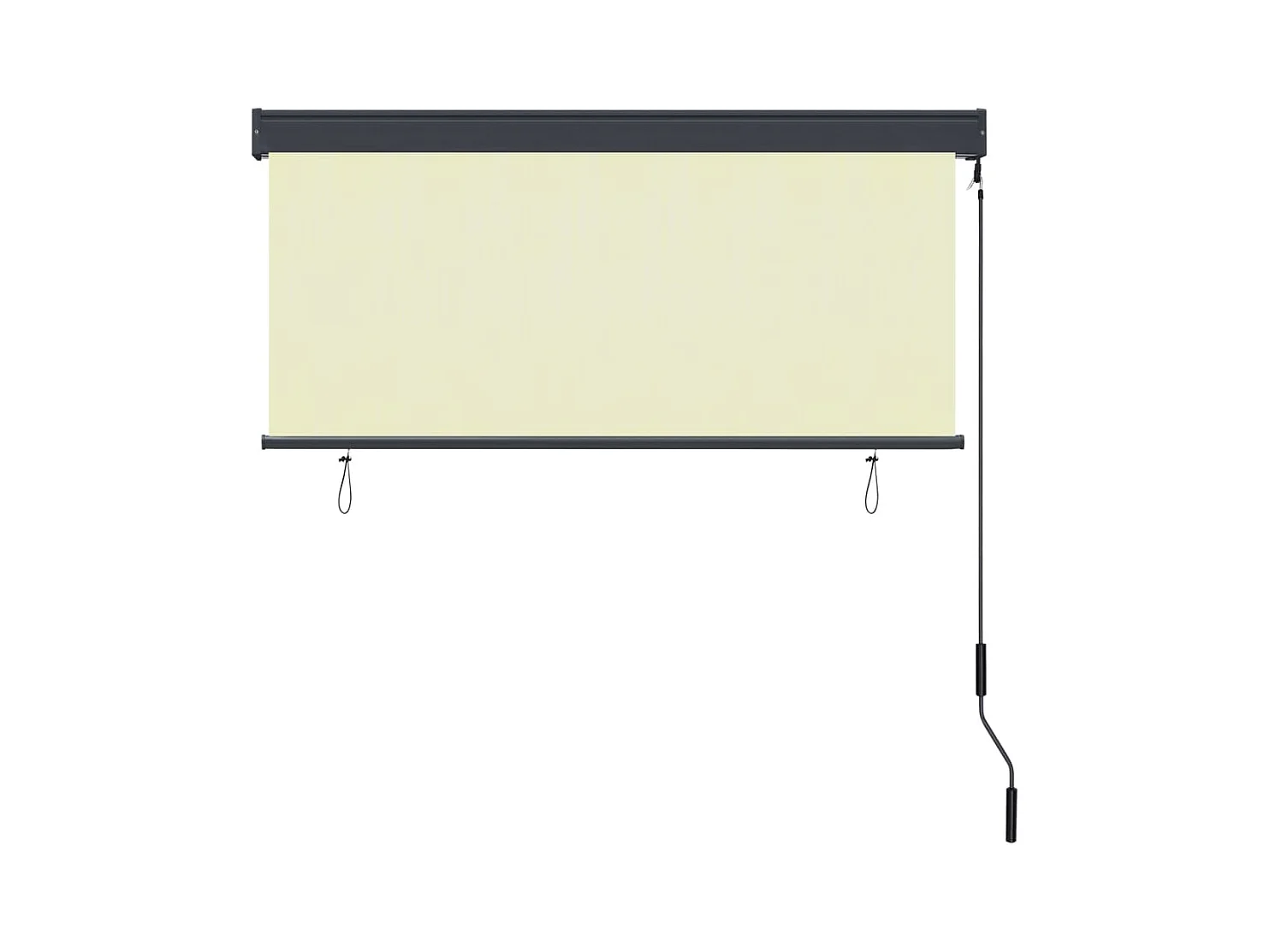 Buitenrolgordijn 140 x 250 cm Crème