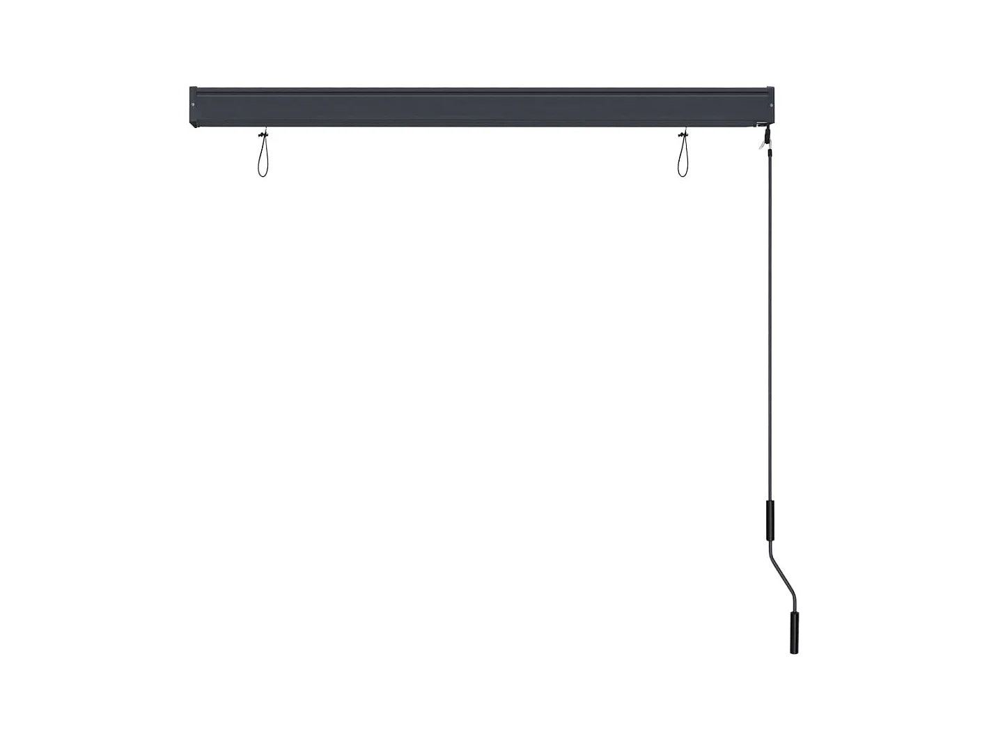 Buitenrolgordijn 140 x 250 cm Crème