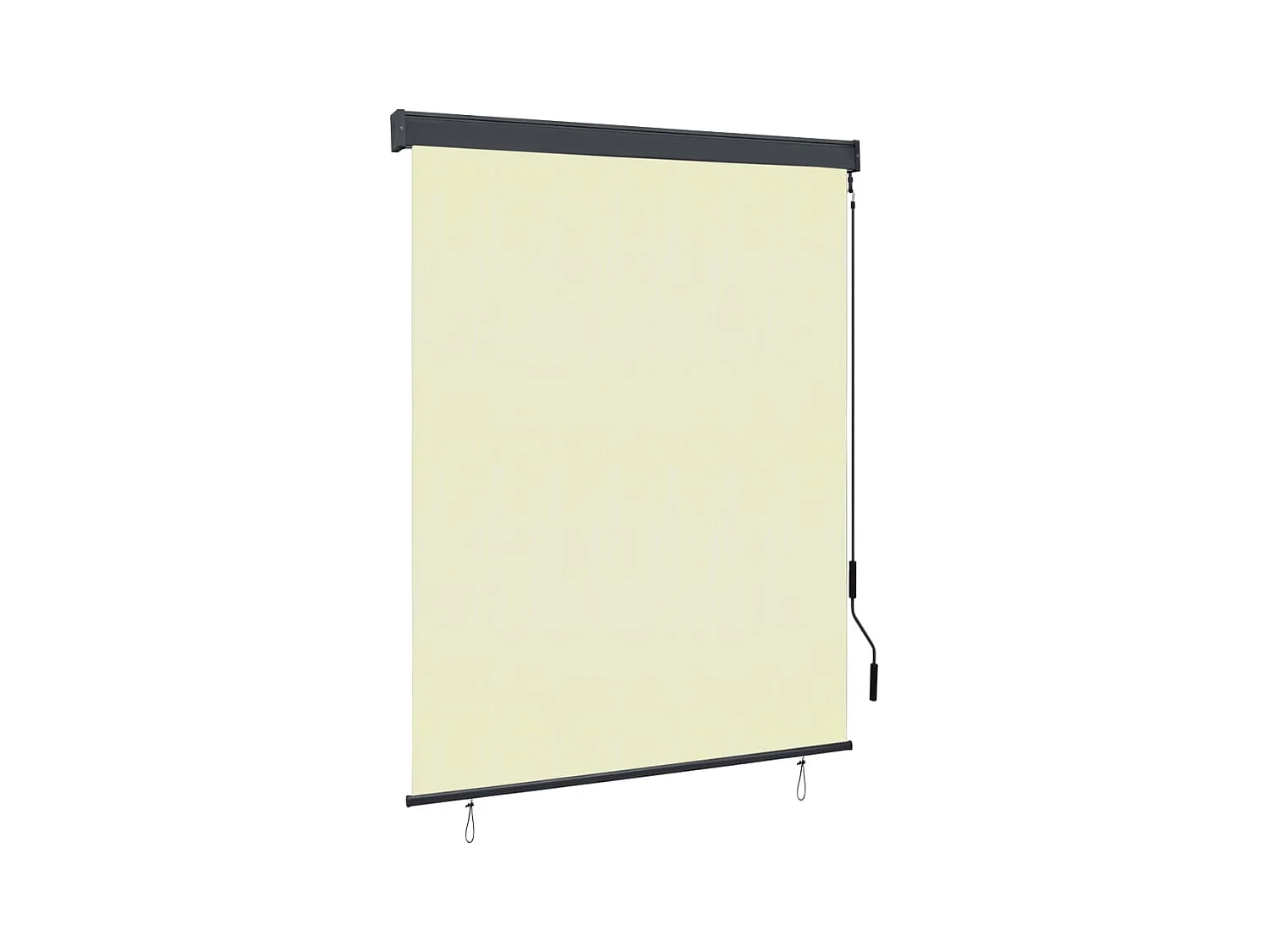 Store roulant d'extérieur 140 x 250 cm Crème