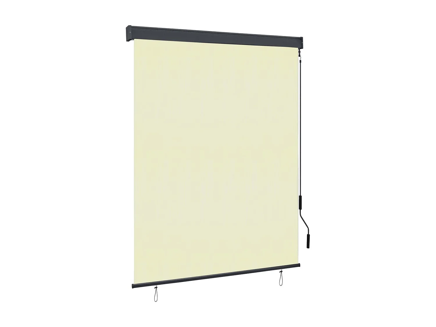 Store roulant d'extérieur 140 x 250 cm Crème