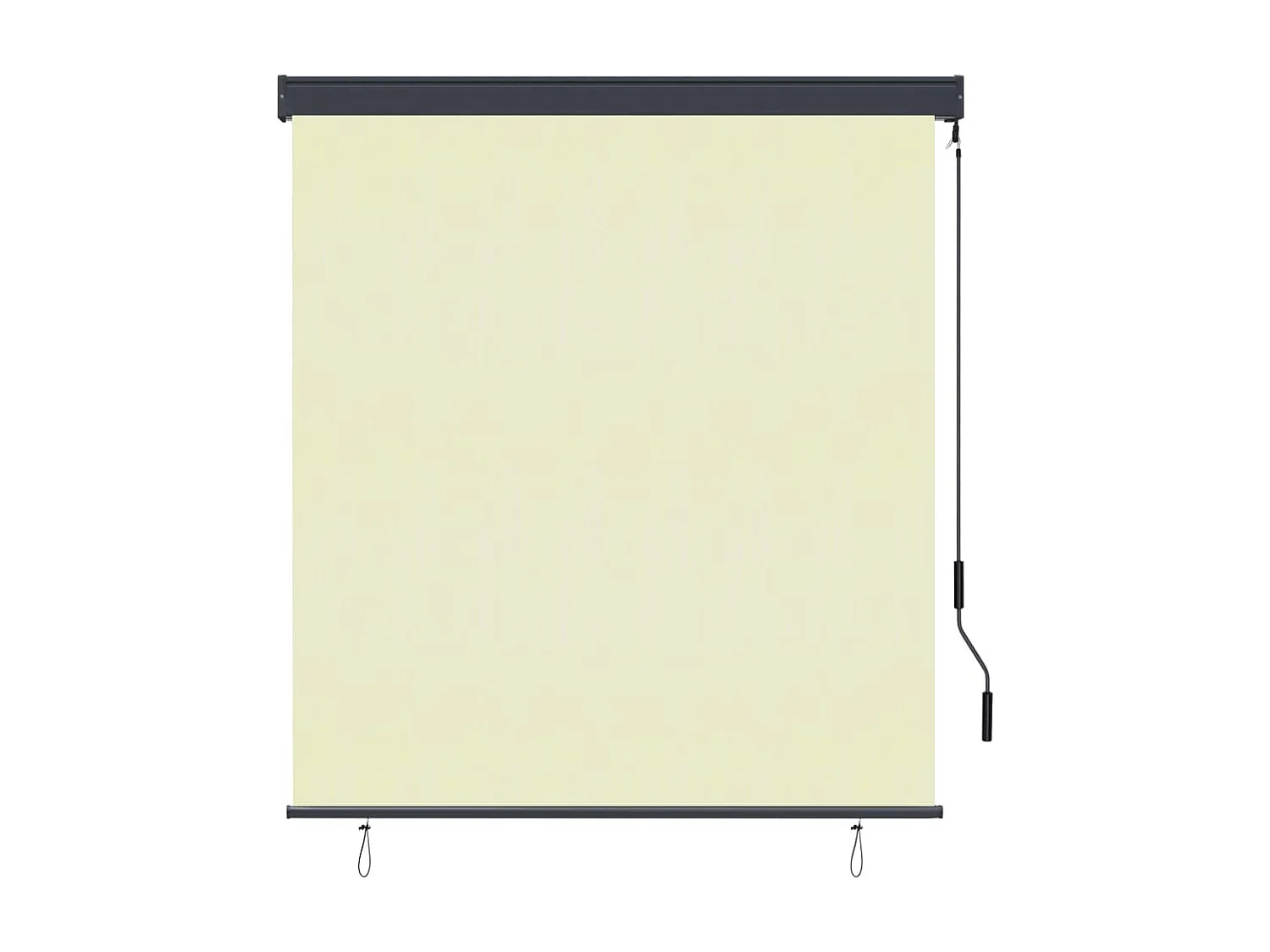 Store roulant d'extérieur 140 x 250 cm Crème