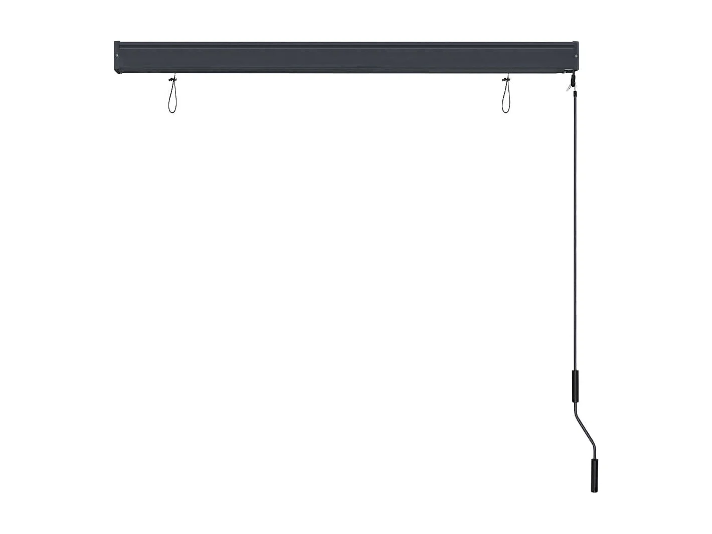 Store roulant d'extérieur 140 x 250 cm Crème