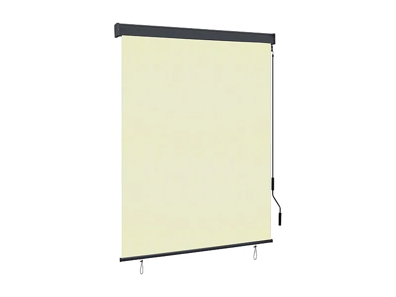 Store roulant d'extérieur 140 x 250 cm Crème