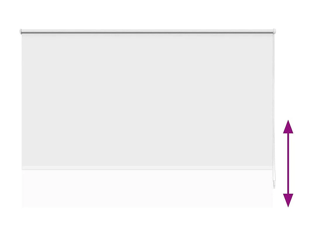 Estor enrollable 140x175 cm Blanco