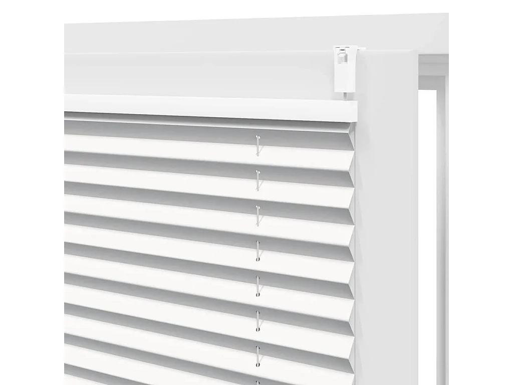 Estor plisado 50x125 cm Blanco