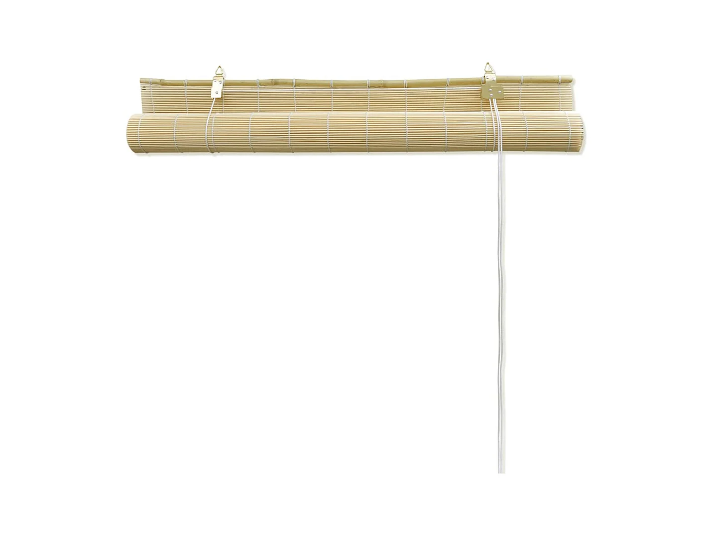 Natuurlijk bamboe rolgordijn 120x160 cm