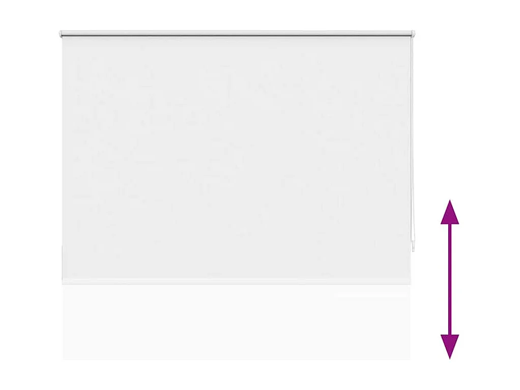 Estor enrollable opaco 140 x 230 cm blanco