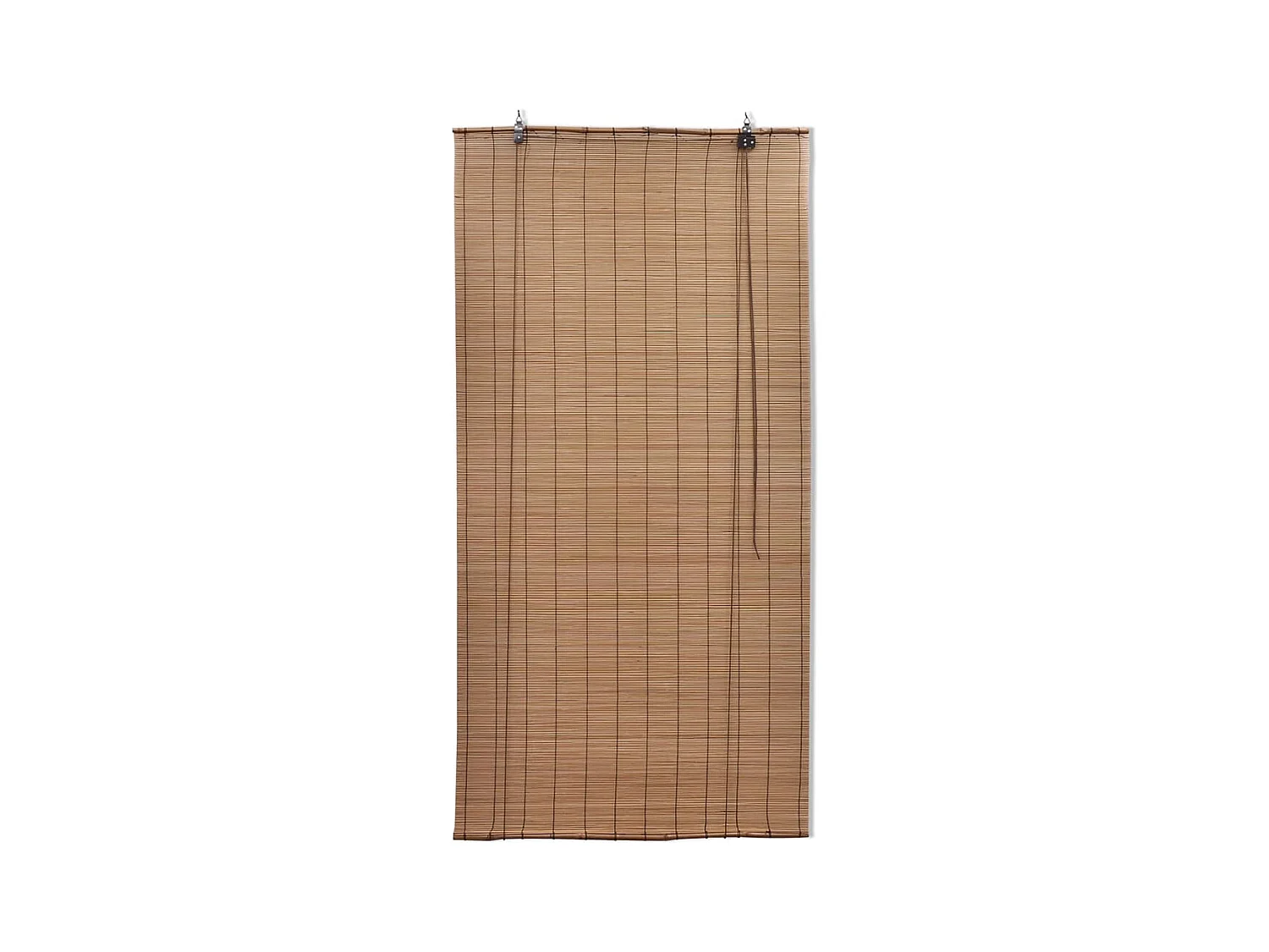 Tende a rullo in bambù 2 pezzi 150x220 cm Marrone