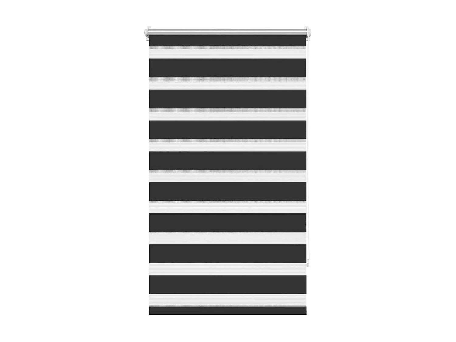 Rollo 70 x 120 cm Schwarz