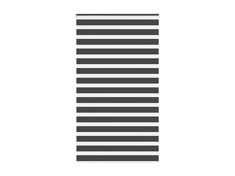 Store zèbre noir 135x200 cm largeur du tissu 130,9 cm polyester