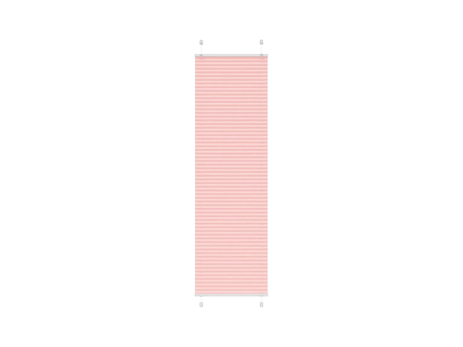 Store plissé rose 55x200 cm largeur du tissu 54,4 cm polyester