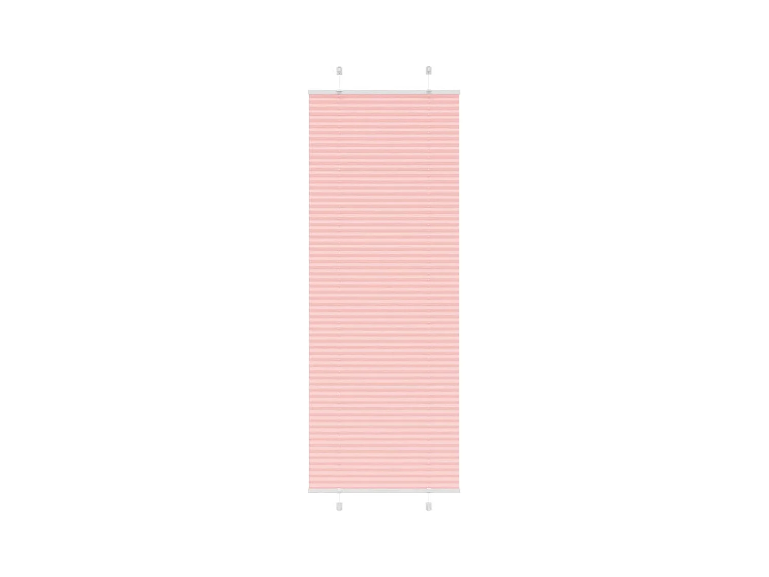 Store plissé rose 70x200 cm largeur du tissu 69,4 cm polyester