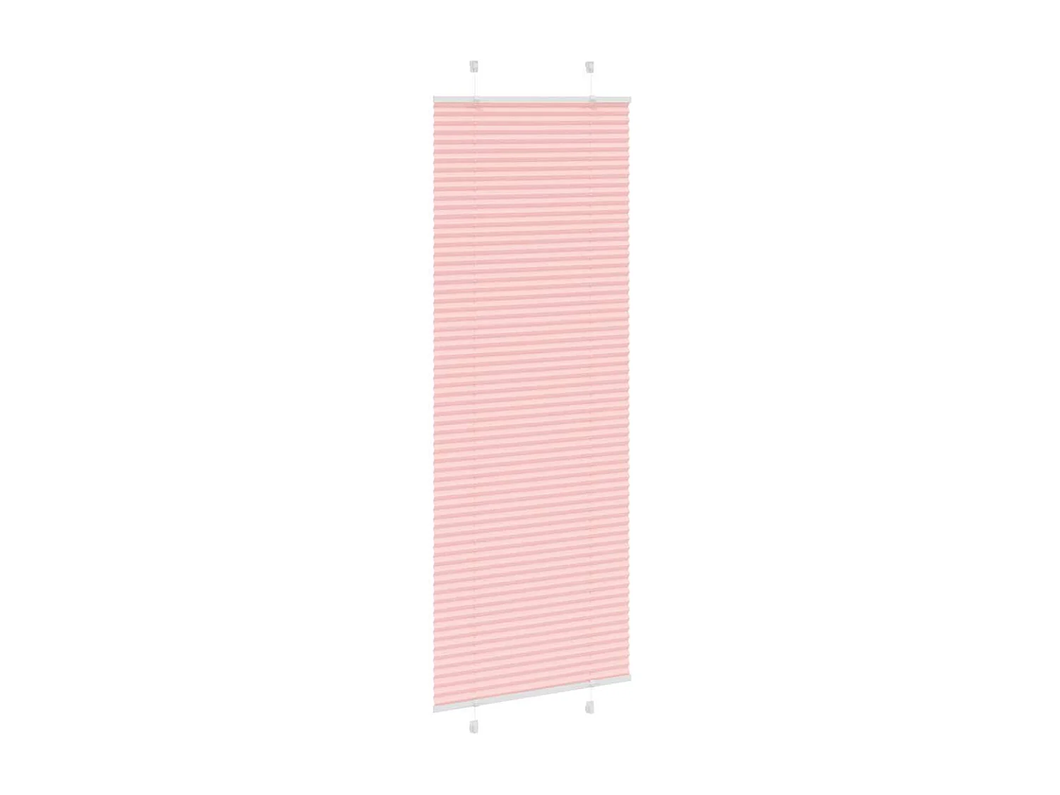 Store plissé rose 70x200 cm largeur du tissu 69,4 cm polyester
