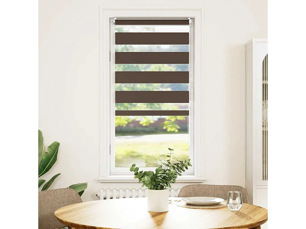 Store enrouleur tamisant 80 x 150 cm marron