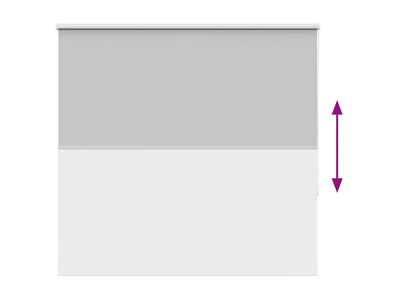 Tejido para estor enrollable opaco ancho 156,6 cm poliéster