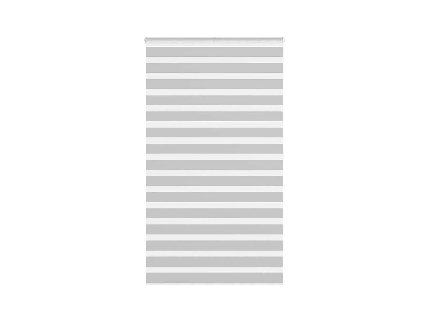 Store zèbre gris clair largeur du tissu 125,9 cm polyester