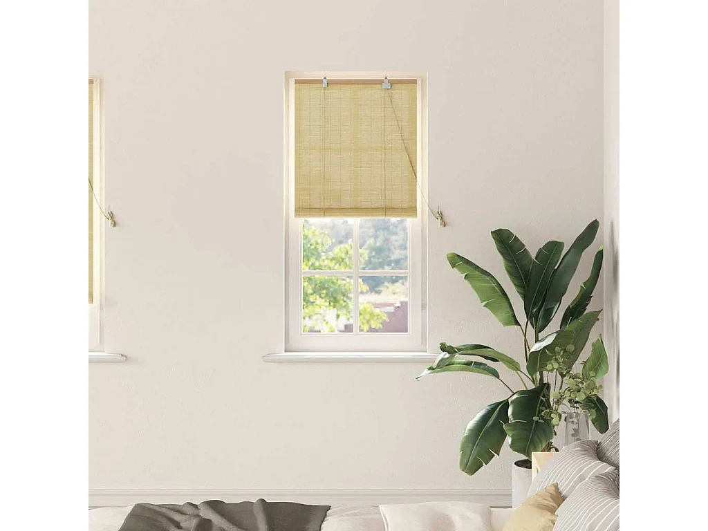 Stores et Occultants Naturel 60 x 220 cm Bambou