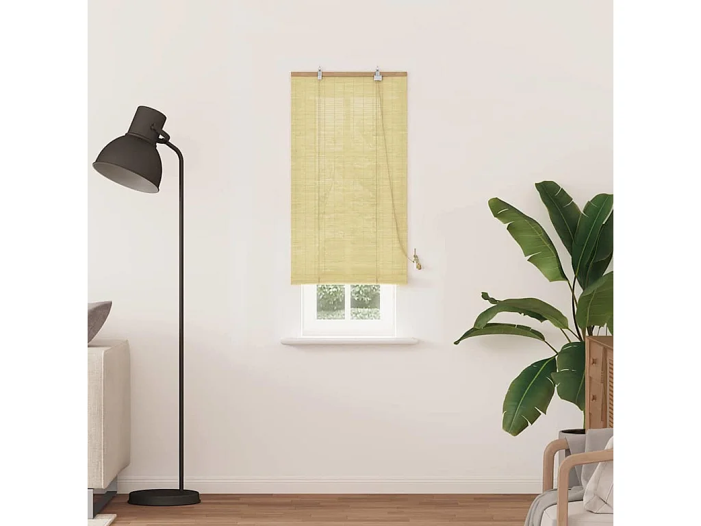 Stores et Occultants Naturel 60 x 220 cm Bambou