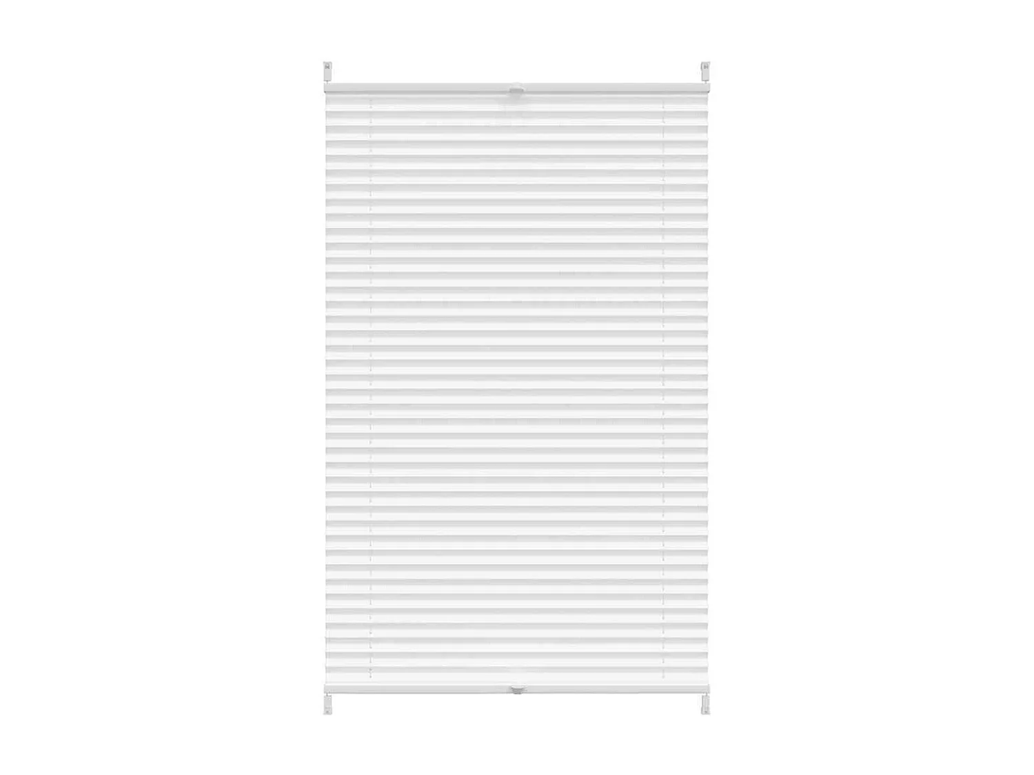 Estor plisado 80x100 cm Blanco