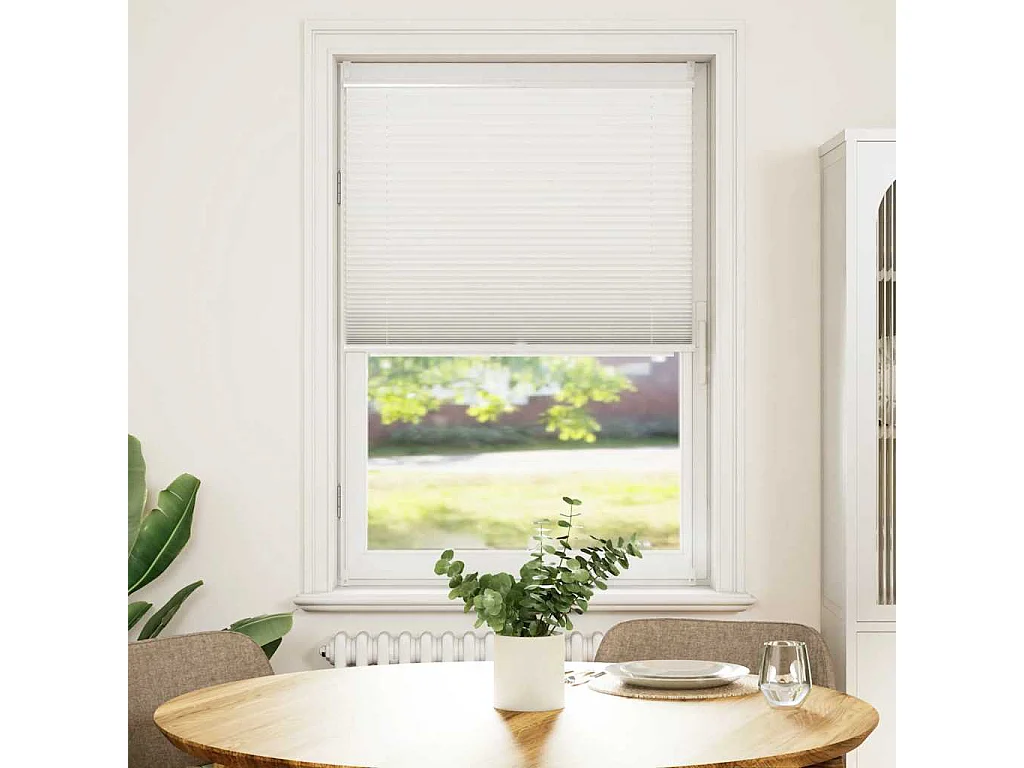 Estor plisado 80x100 cm Blanco