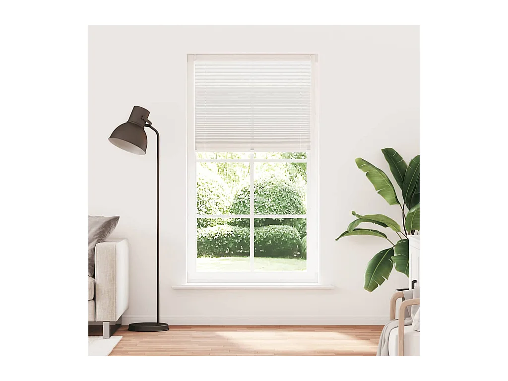 Tenda plissettata 100x200 cm Bianca