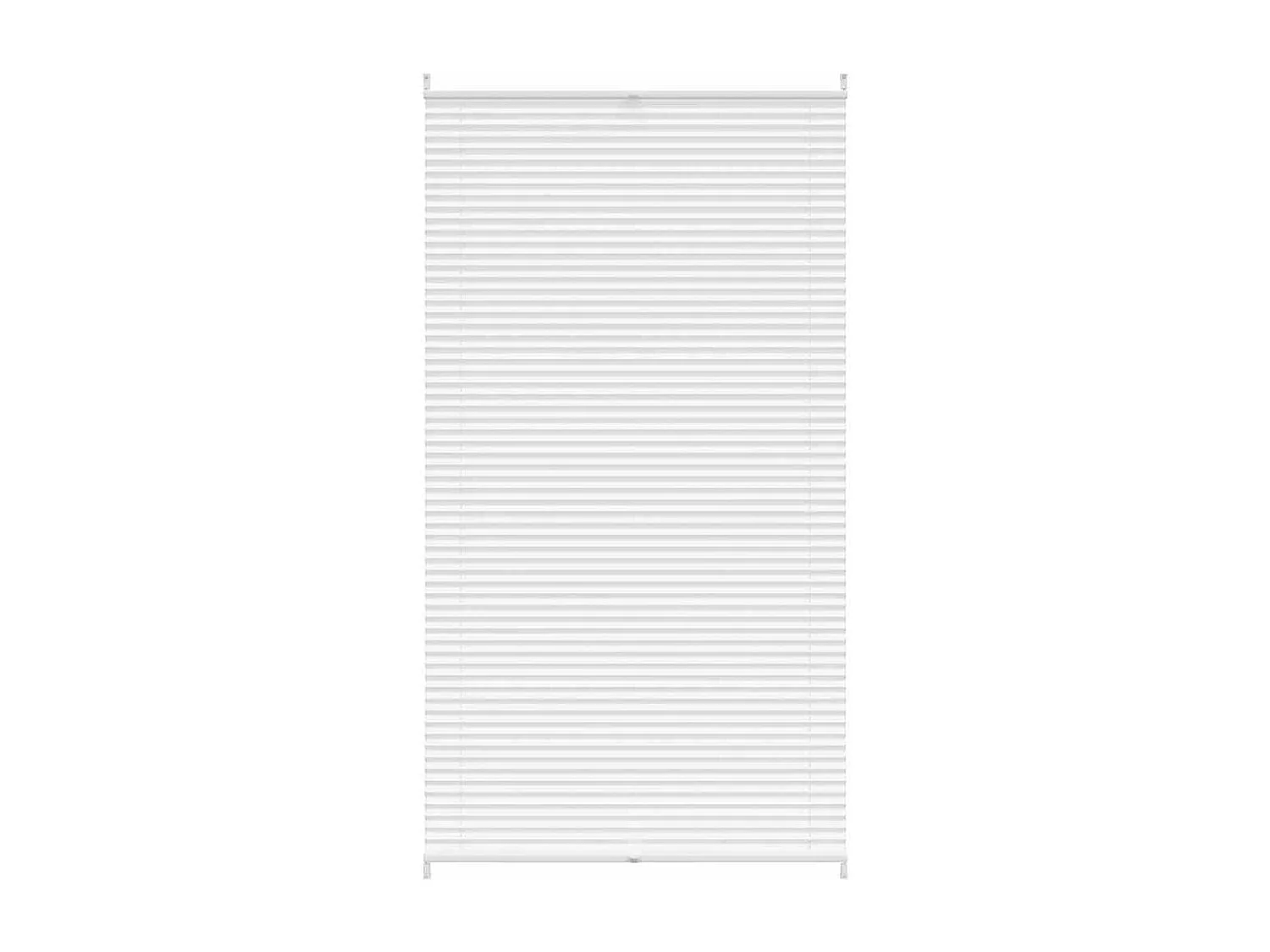 Estor plisado 100x200 cm Blanco