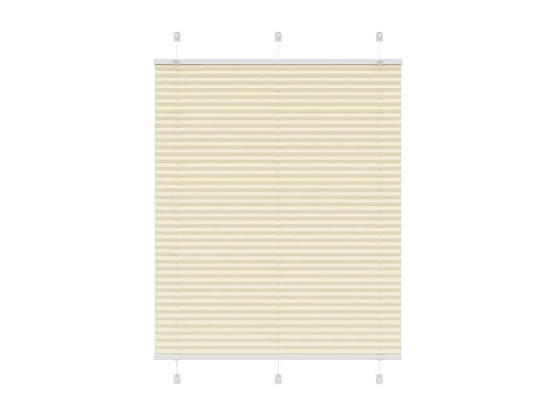 Store plissé crème 105x150cm largeur du tissu 104,4cm polyester