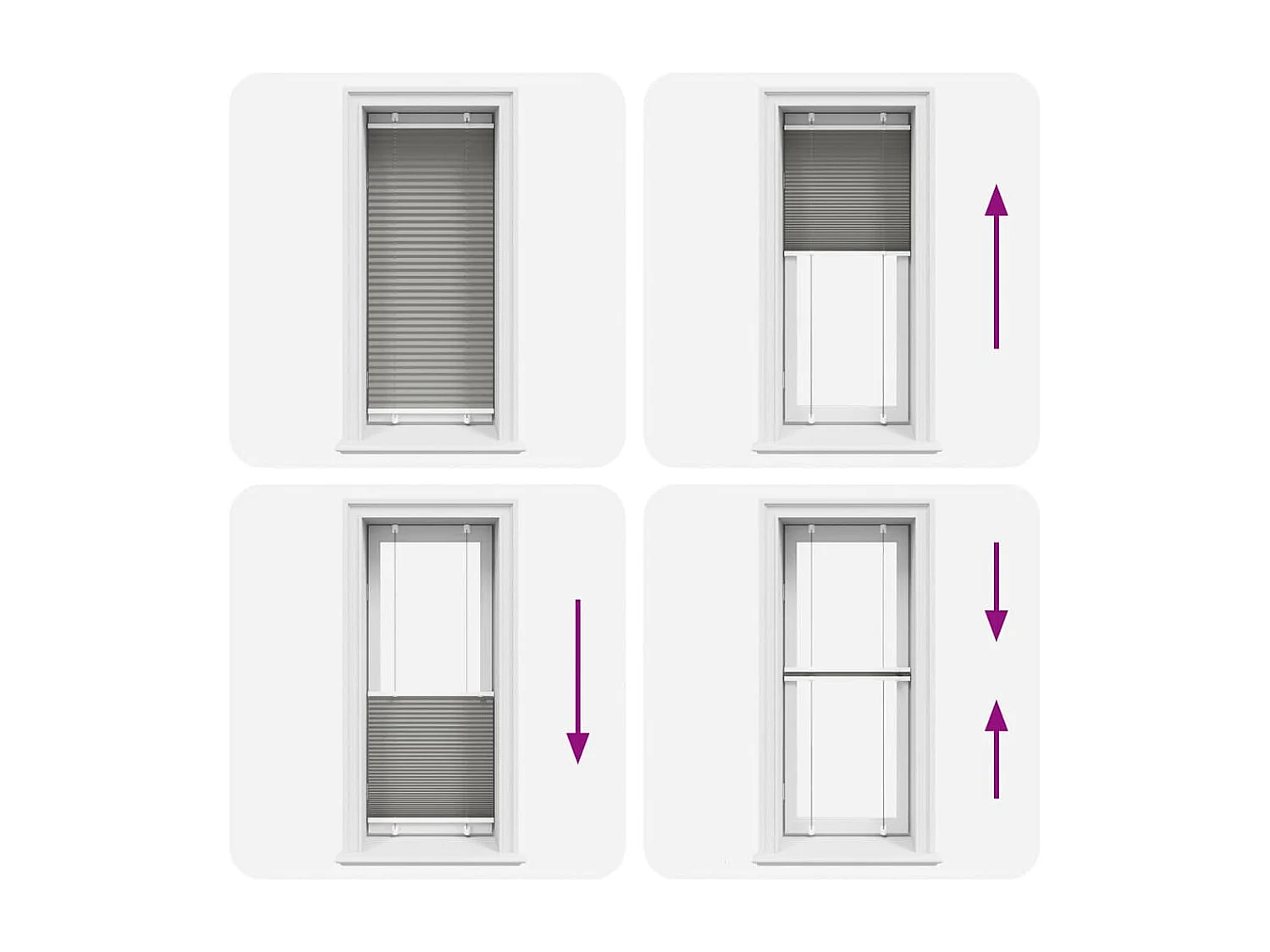 Anthrazit Plissee 55x150 cm Stoffbreite 54,4 cm