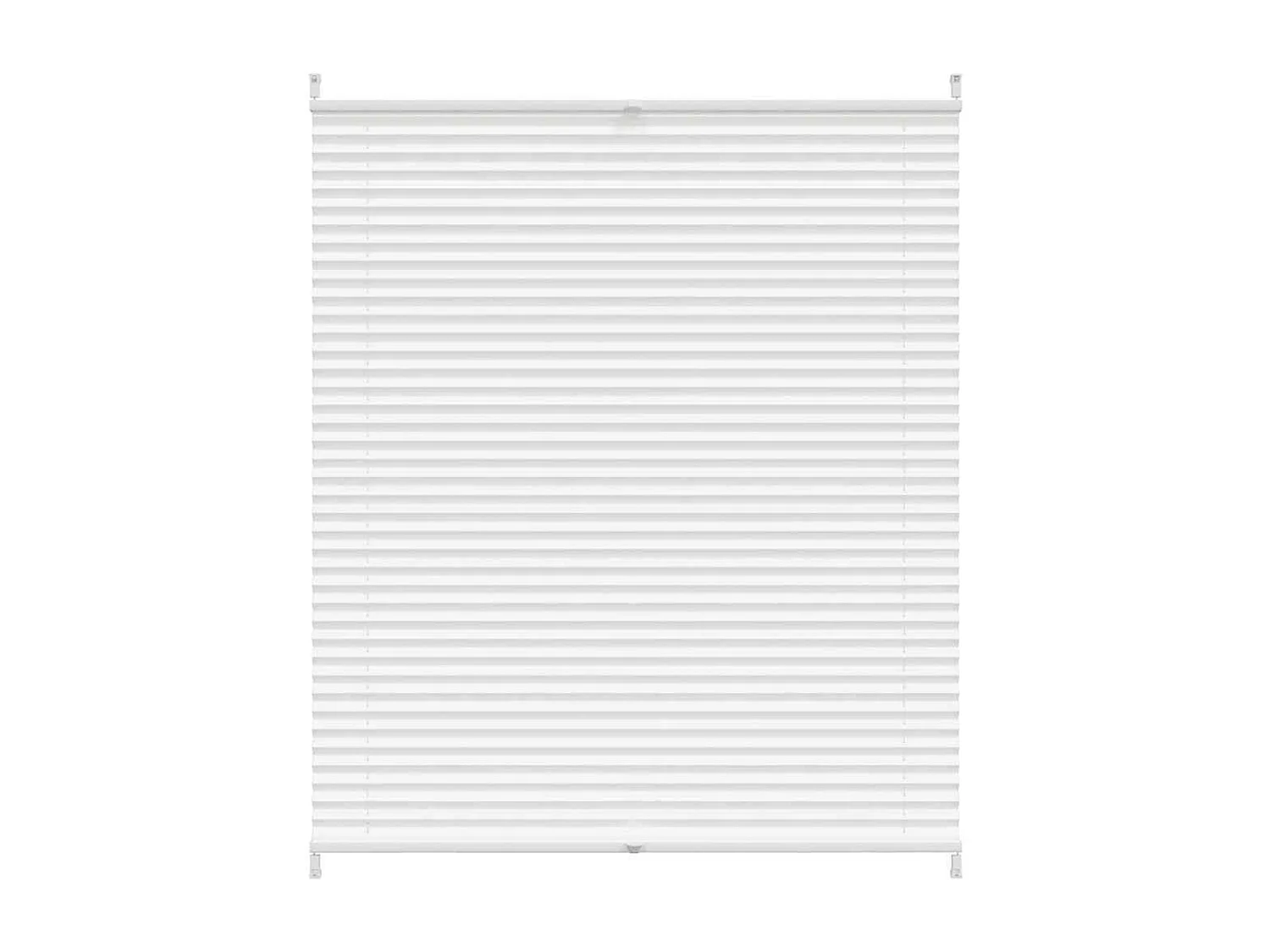 Estor plisado 100x125 cm Blanco