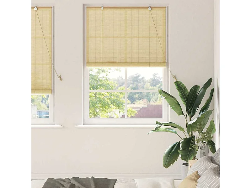 Stores et Occultants Naturel 120 x 220 cm Bambou