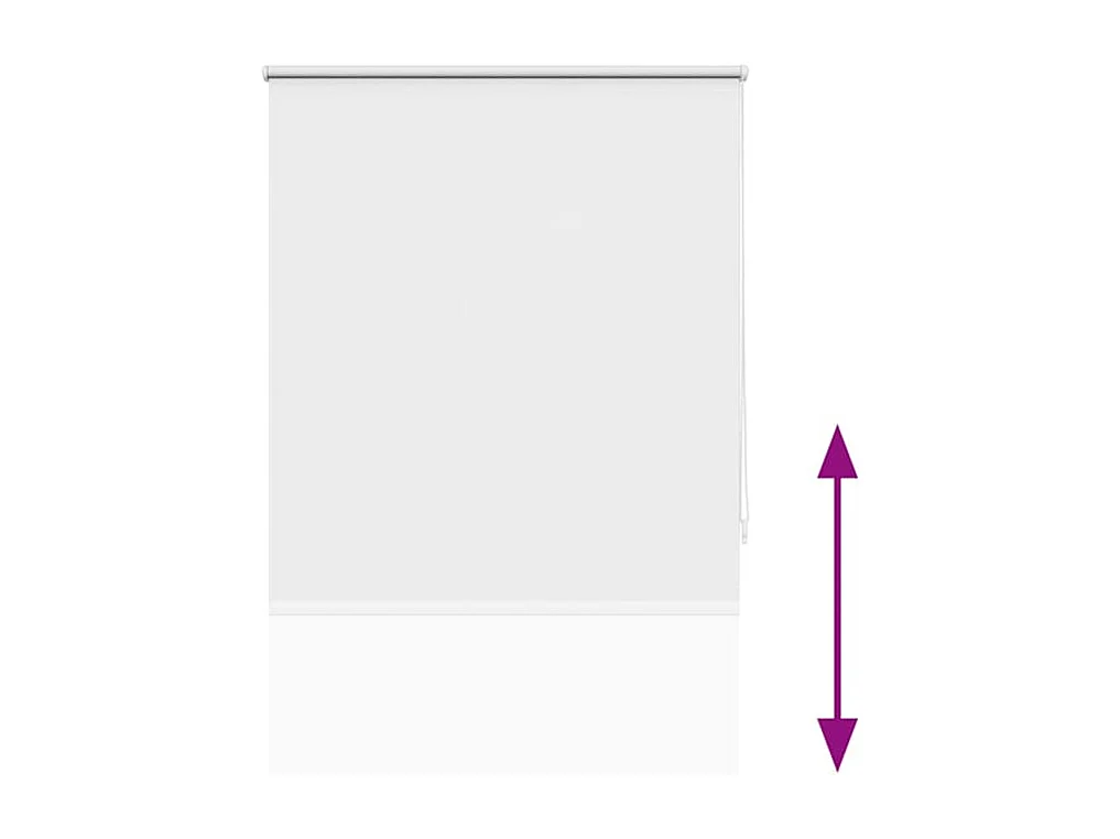 Estor enrollable opaco 120 x 230 cm blanco