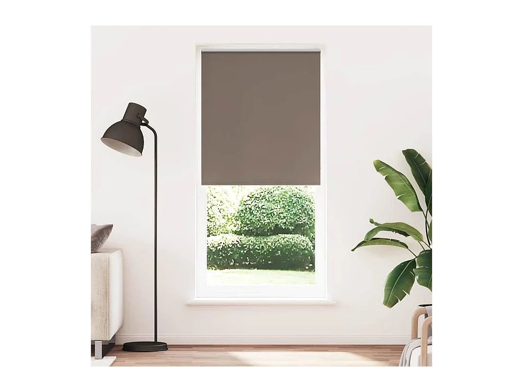 Store enrouleur occultant 120 x 230 cm marron