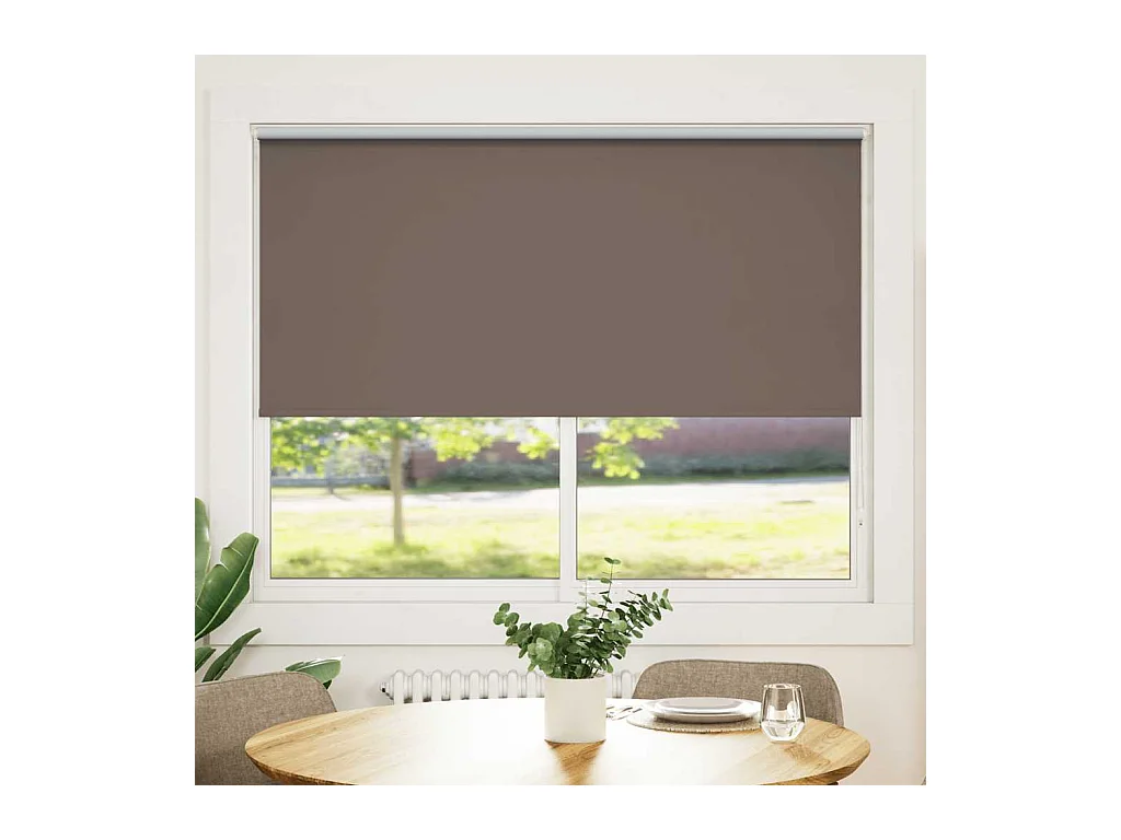 Store enrouleur occultant 160 x 175 cm marron