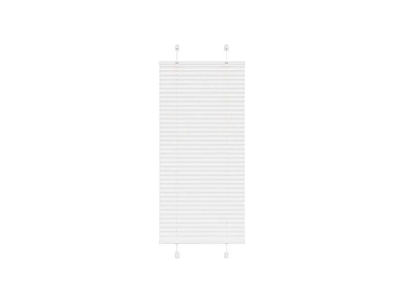 Store plissé blanc 55x100 cm largeur du tissu 54,4 cm polyester