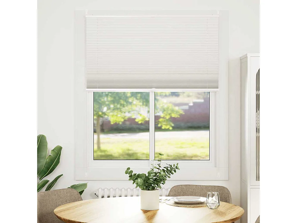 Estor plisado 110x150 cm Blanco