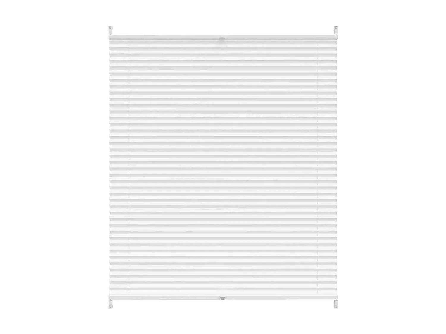 Estor plisado 110x150 cm Blanco