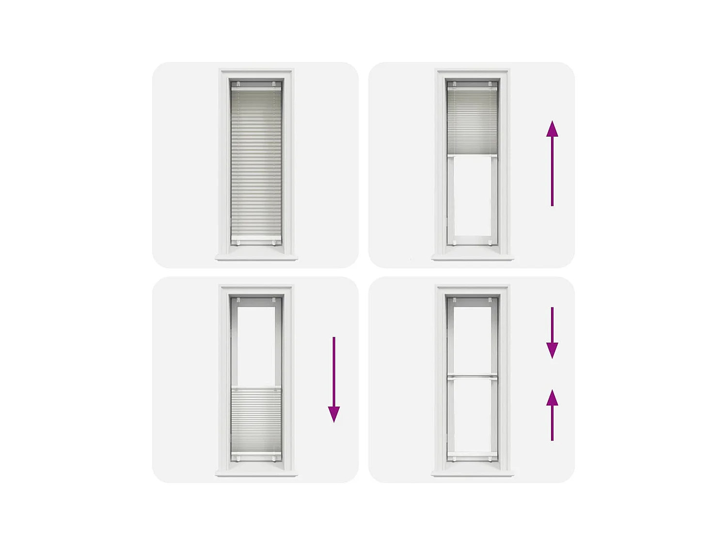 Lichtgrijs plisségordijn 50x100 cm stofbreedte 49,4 cm